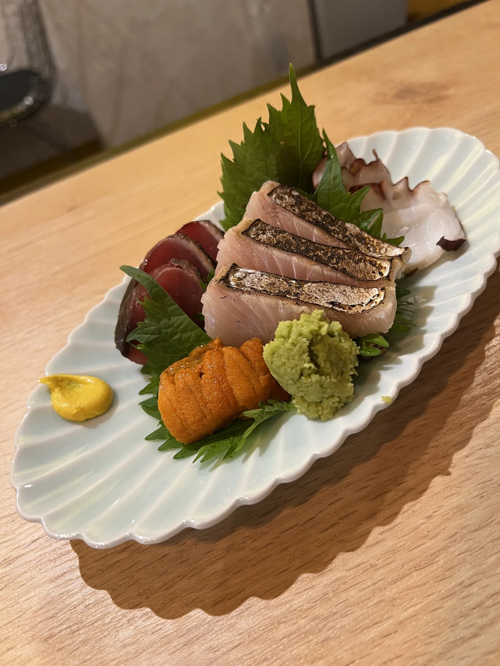 刺身の盛り合わせ